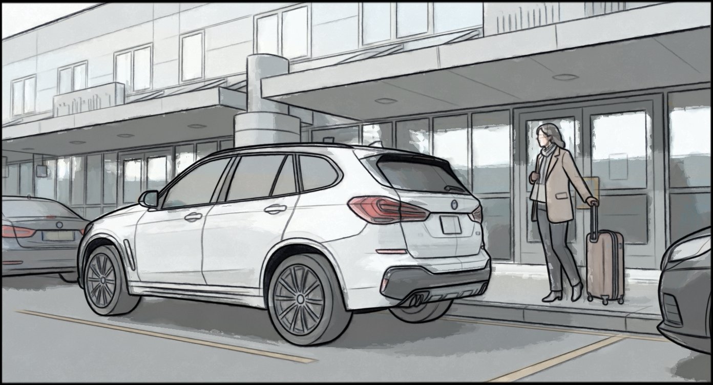 Automotive - storyboard frame 1 by Dakota Warren